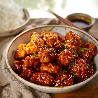 Tangy 3-Ingredient Orange Chicken with BBQ Marmalade