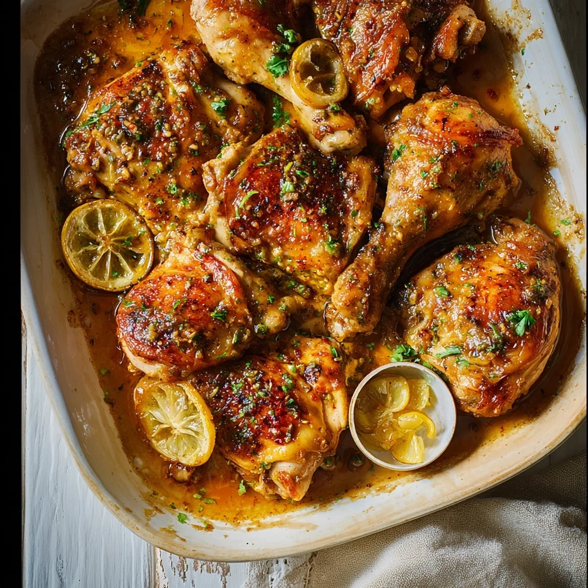 Tangy Lemon Butter Chicken Bake