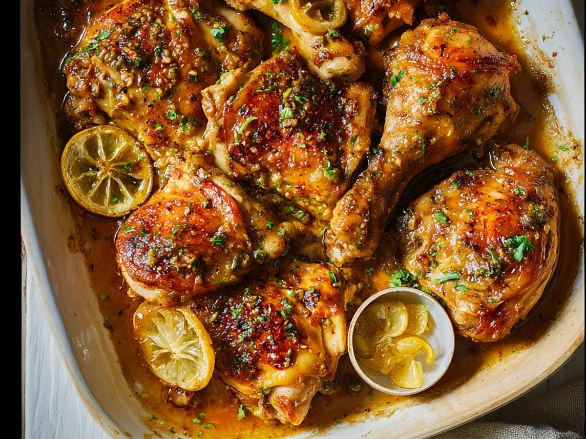 Tangy Lemon Butter Chicken Bake - Featured Image