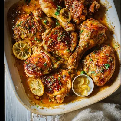 Tangy Lemon Butter Chicken Bake
