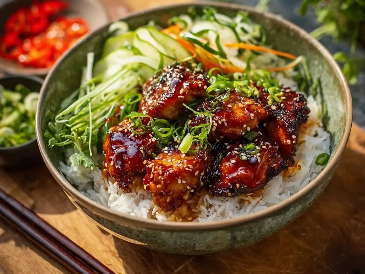 Tangy Sweet Chili Chicken Rice Bowls: Weeknight Delight - Featured Image