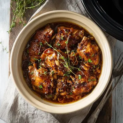 Tender Crock Pot Apple Juice Chicken for Weeknights