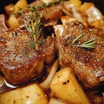 Tender Crock Pot Apple Lamb Chops for Easy Dinners