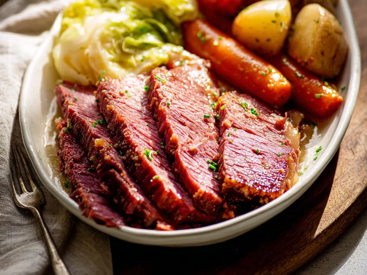 Tender Crock Pot Corned Beef: Slow-Cooked Flavor - Featured Image