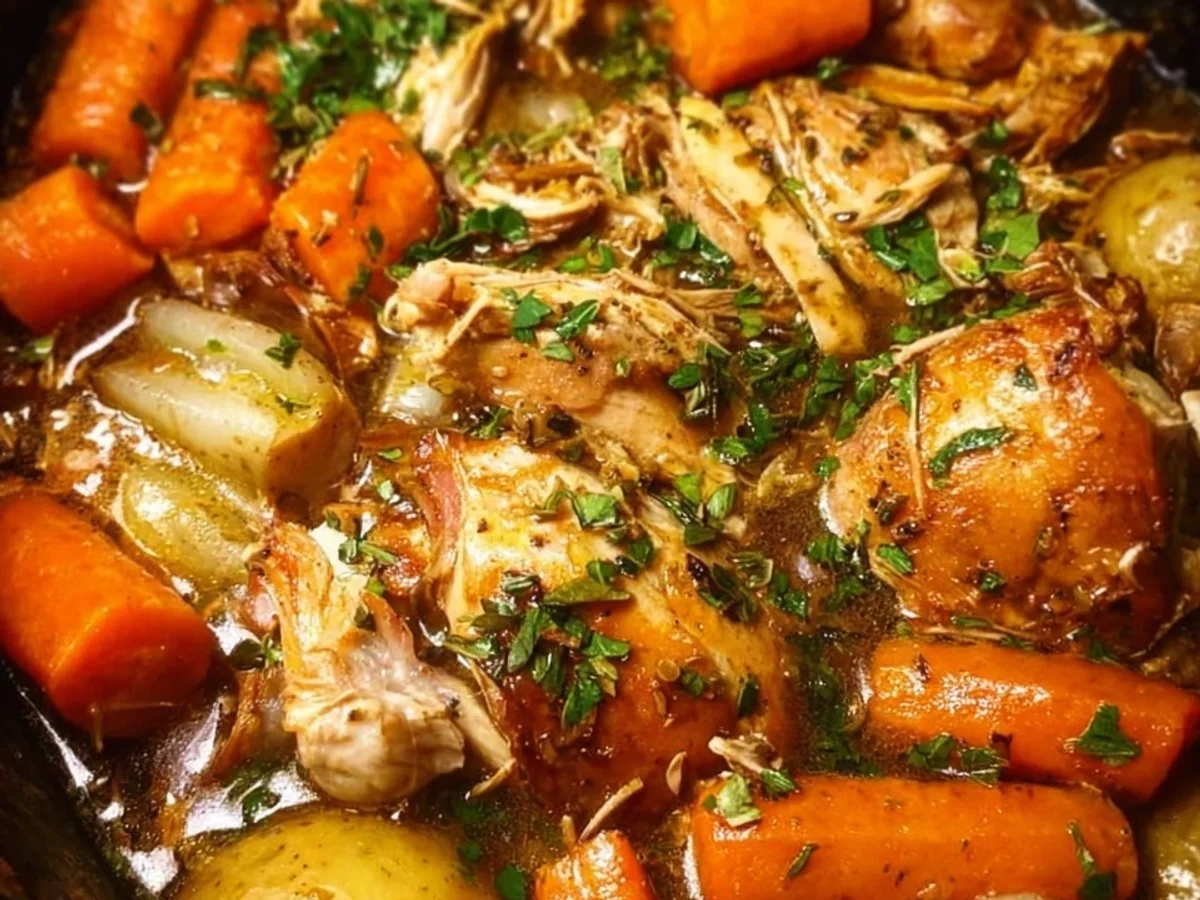 Tender Crockpot Chicken Pot Roast: Simple Dinner - Featured Image
