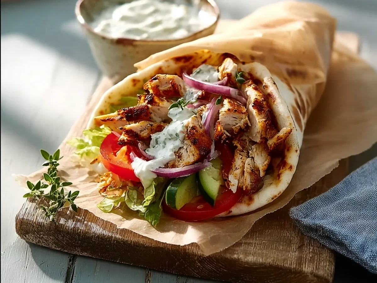 Tender Greek Chicken Gyros: An Authentic Recipe - Featured Image