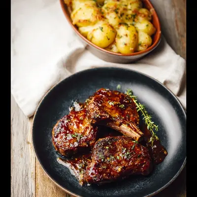 Tender Honey Garlic Lamb Chops