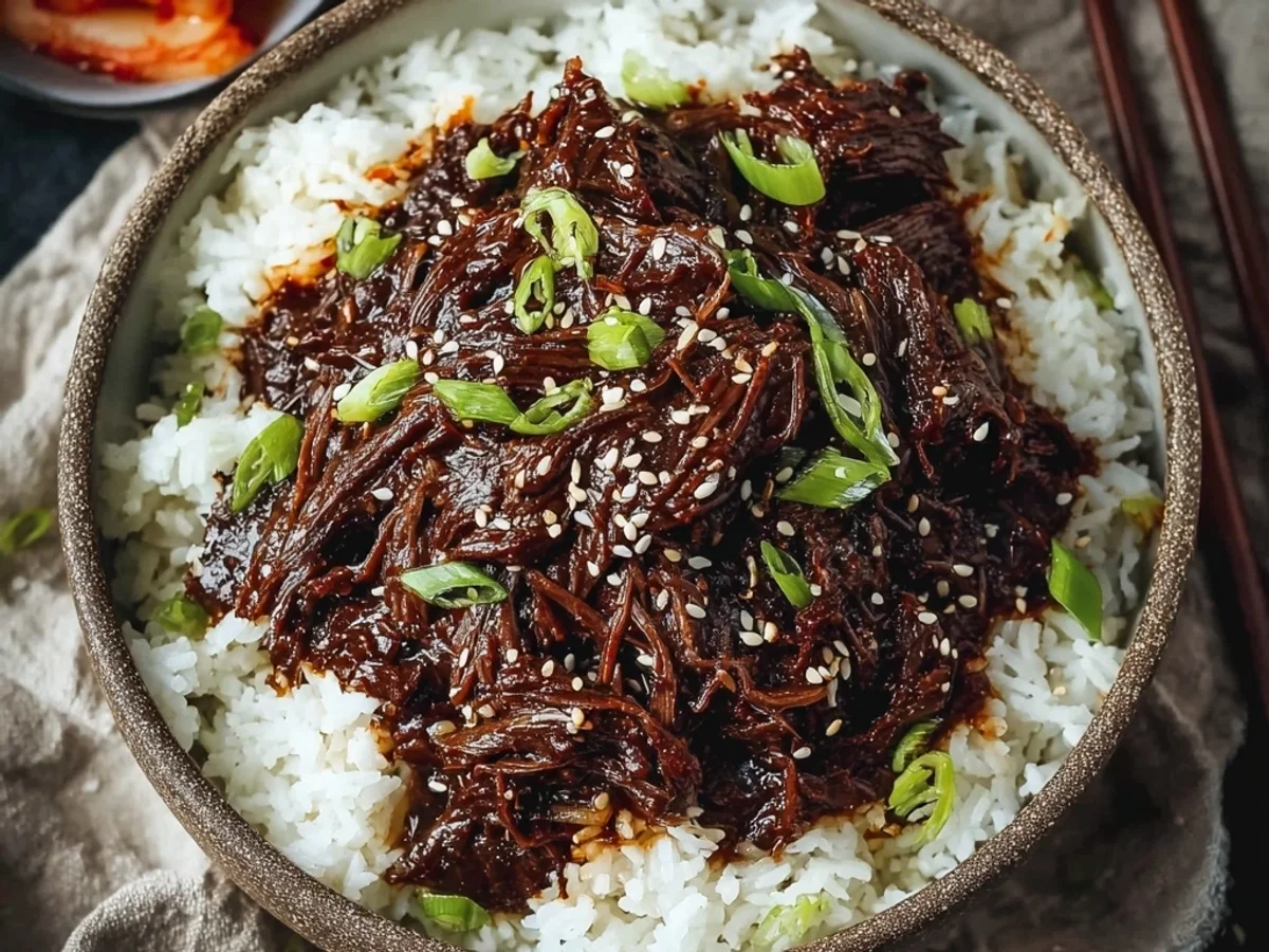 Tender Slow Cooker Korean Beef: Easy Family Dinner - Featured Image