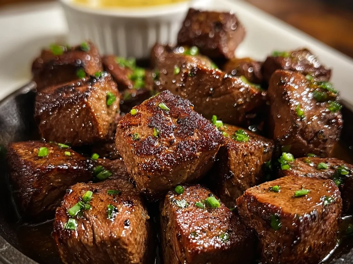 Tender Texas Roadhouse Steak Bites at Home - Featured Image