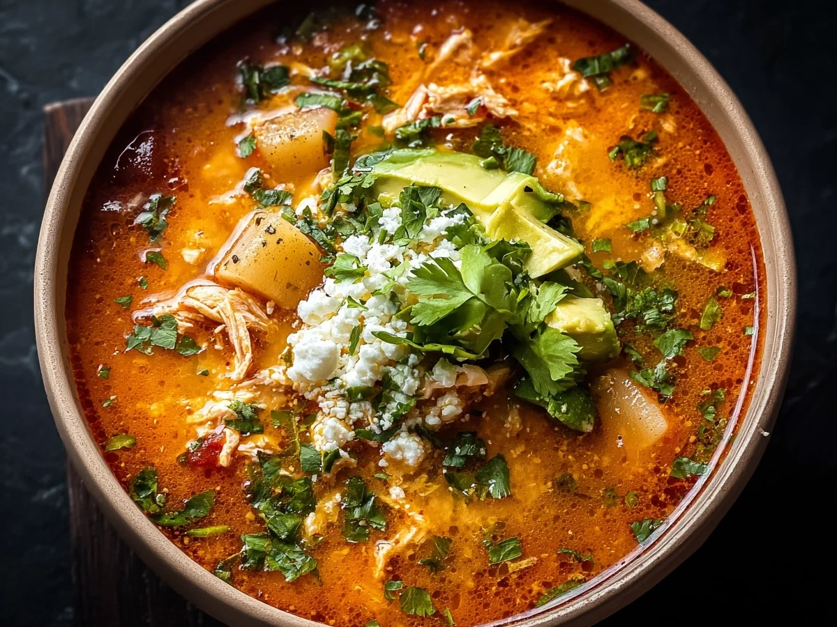 Tex-Mex Creamy Salsa Potato Soup - Featured Image