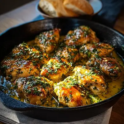 Texas Roadhouse Garlic Butter Chicken Skillet: Simple