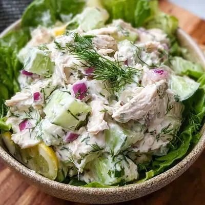 Tzatziki Chicken Salad: Refreshing, High Protein Meal